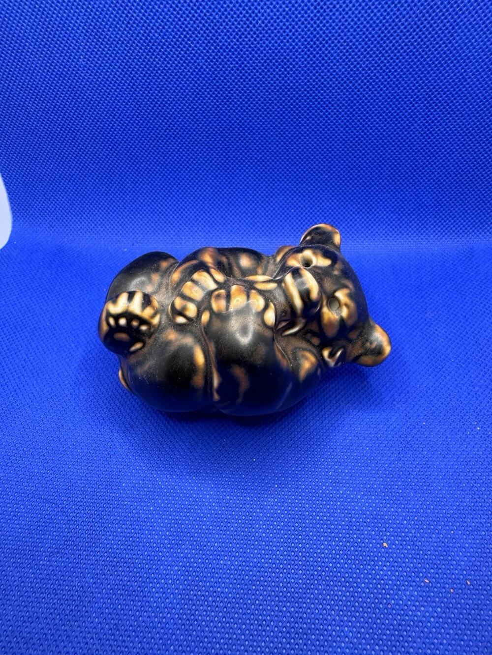 Vintage Knud Kyhn for Royal Copenhagen Danish Bear Cub Figurine # 21432 Denmark